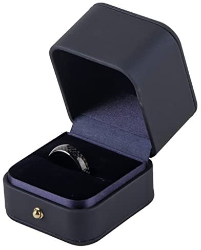 Auto Security Systerm, Smart Finger Key Ring aus Kohlefaser mit Box, passend für Tesla Model 3/X/S/Y das ganze Jahr über(11)