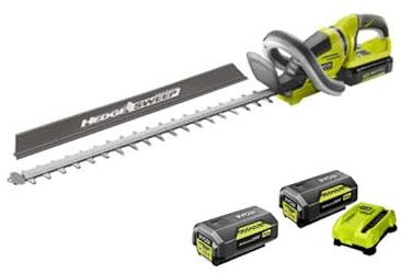Pack RYOBI Taille-Haies 36V RHT36C61R40F - 2 Batterie LithiumPlus 36V 4.0 Ah - Chargeur Rapide 6.0 Ah