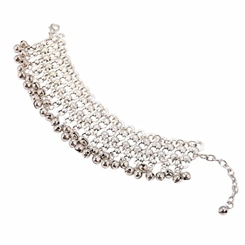 1 Stück Vintage Fußkettchen Kette Lose Glocke Perlen Fußkettchen Für Frauen Barfuß Sandale Retro Boho Strand Fuß Schmuck