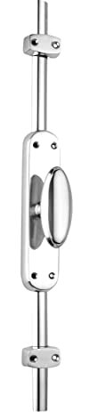 Oval KNOB Door ESPAGNOLETTE Bolt/CREMONE Bolt Upto 2500mm Polished Chrome