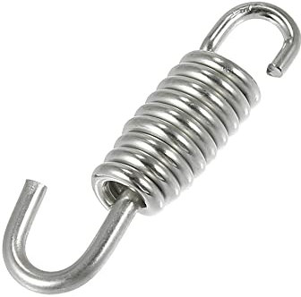 A ABSOPRO Motocicletta Scarico Tubo Molle 40mm Silenziatore Girevole Molla Ganci