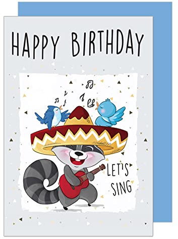 Edition Seidel Premium Geburtstagskarte für Kinder mit Umschlag. Kindergeburtstag Glückwunschkarte Billet Grusskarte Happy Birthday Mädchen Junge (G3380 SW023)