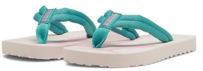 PUMA Unisex Kinder Epic V2 Flip-Flop, Sparkling Green Whisp Of Pink Fast Pink, 33 EU