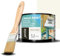 JOVIRA PINTURAS Pintura Tiza - Chalk Paint al Agua Mate + Pincel especial para madera. Renueva tus muebles con creatividad. (375 Mililitros, Blanco Antiguo + Pincel)