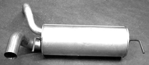 VEGAZ OS-543 Endschalldämpfer Kompatibel mit OPEL ZAFIRA TOURER C P12 13437657 863046