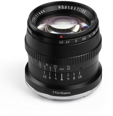 TTARTISAN TTArtisan 50mm f1.2 para Canon RF Negro/Negro APS-C