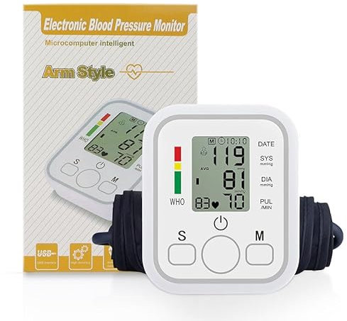 Yiedlsksy Blood Pressure Monitors,Blood Pressure Machine - CE Certified BIHS Approved UK, Standard Blood Pressure Monitor Upper Arm Blood Pressure Machine for Home Use