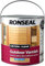 AMK® Crystal Clear Outdoor Exterior Wood Varnish 250ml Satin No Yellowing Lasting Protection Resists Cracking Peeling and Blistering Enhances Natural Colour