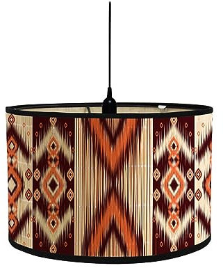 Générique Moderno Paralumi da Tavolo a Sospensione a Tamburo, Orange Geometry Paralume da Soffitto da Tavolo E da Terra per Camera da Letto Soggiorno Cucina Corridoio Salotto (Fucsia)