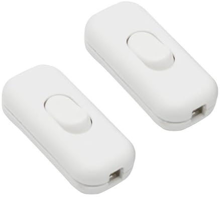 2 Pièces Interrupteur En Ligne, Variateur En Ligne, Interrupteur D'Éclairage En Ligne, Interrupteur Torpille, Interrupteur À Double Coupure À Deux Fils, Petits Appareils Électroménagers