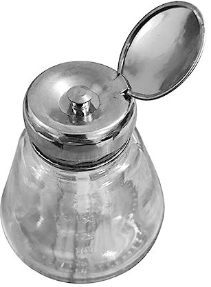 FOYTOKI Nail Polish Remover Bottle Pumping Function for Storing Liquid Remover Like Alcohol Isopropyl Alcohol Made of Material for Salon Home Use