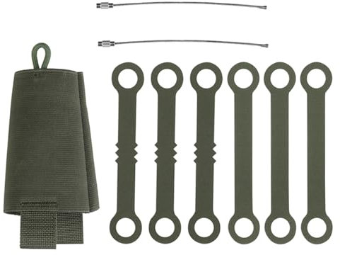 YCHUCH Fluoreszierende Rutentasche Für Den Außenbereich Leuchtender Leuchtstab Tragelösungsbehälter Für Jagd Camping Sportwesten