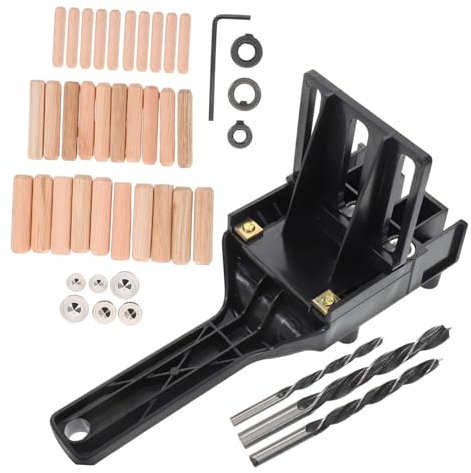 Housoutil Holzbearbeitungs-gerades Loch-set Lineal Blocklehre Für Schrank-hardware-vorlage