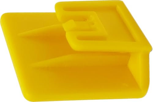 START Clip Telepass Compatibile con Modello Europeo, Misura 3x3 cm, con Adesivo Trasparente per Vetro