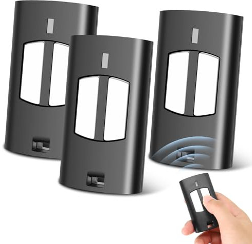 3 Stück Mando a distancia para TO.GO 2WV, Mando a distancia Garage 433,92MHz 2 canales, Mando a distancia universal compatible con TO.GO 2WV 4WV, IO.2WV, LO.T2WMR, T2 WV, T4 WV, CUPIDO-2,CUPIDO-4