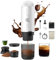 i Cafilas tragbare elektrische Espressomaschine 12 V Travel Espresso Machine mini kaffeemaschine to go camping espressomaschine, kompatibel mit gemahlenem Kaffee & NS-Kapsel (Weiß)