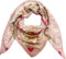 J26 Love Herz Leopard Dreieck Schal aus 100% Baumwolle Frühling Unisex Uni Fashion Stola Tuch Übergangszeit Italy Sommer Strickschal Strick Tuch Heart Leo (Rosa)