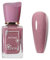 Pink Nail Varnish - Fine Glitter Nail Polish - Quick Dry Nail Polish - Grey Pink Nail Varnish - Nail Art Manicure No Nail Lamp Required