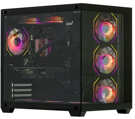 Veno Scorp Gaming PC AMD Ryzen 5 5600 Processor Nvidia RTX 3050 6GB Graphics Card - 16GB 3200MHz Ram - 512GB NVMe SSD - 550W PSU - Windows 11 - WiFi - Nemesis Black 4