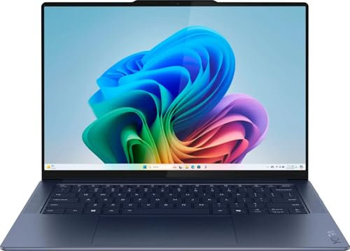 Lenovo Yoga Slim 7 14Q8X9 Laptop / 14.5 2944x1840 Touch 90Hz / 12 core Snapdragon X Elite X1E-78-100 Qualcomm Adreno GPU / 16GB LPDDR5 1TB SSD/Backlit KB / Win11 Home/Cosmic Blue / 32GB USB