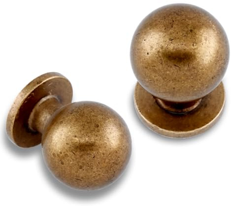 Talentedeco 10 Pack Antique Brass Kitchen Cabinet Knobs Cabinet Pulls Drawer Knobs