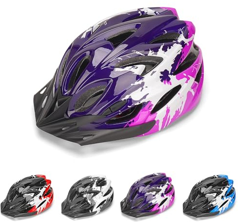 DmTown Casque Vélo Enfant 3-14 Ans Réglable 50-58cm Multi-Sport