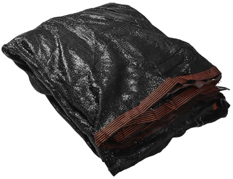 Bonbela Schwarzes Sonnenschutznetz, Schutz, Atmungsaktiv, Vielseitig, Garten-Sonnenschutz-Mesh-Tuch für Gewächshaus, Balkon, Innenhof