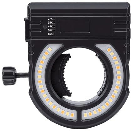 Yctze Luz para Pistola de Pintura con Cargador, Recargable Ajustable de 2700 K a 6500 K, Luz LED de 250 a 500 LM, Cubierta Protectora, para Pistola Pulverizadora de Pintura, Ideal para Boquilla de