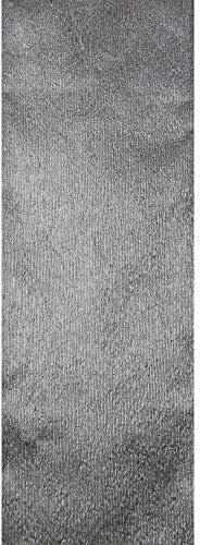 Clairefontaine 95276C Rolle Metallkrepppapier (250 x 50 cm, 72 g, ideal für Deko, mit Glanzeffekt) 1 Rolle silber