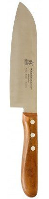 Windmühlenmesser Santoku Trio in Kirschbaum - Klingenstahl Chrom-Molybdän-Vanadium (Rostfrei)
