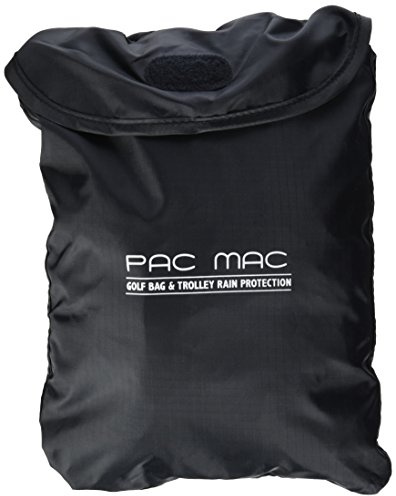 Golfers Club ST20CPE7 Reinforced Rain Cover + Storage Pouch Unisex Adult, Black