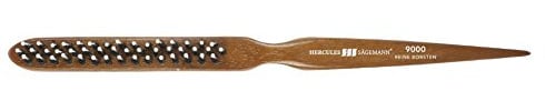 Hercules Sägemann Föhnstyler 9000 3-reihig mit dunklem Holz 2er SET