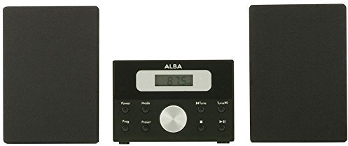 Alba LCD CD Micro Music System - Black
