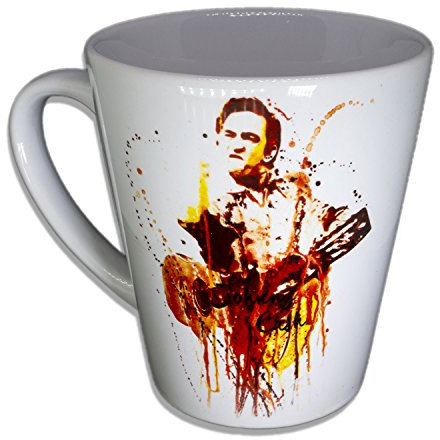 Paul Sinus Art Keramik - Johnny Cash Designer Tasse aus Porzellan, 330ml, Geschenk für Freunde