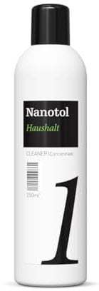 Nanotol Haushalt Cleaner Konzentrat - hochwertiger Haushaltsreiniger - Vorbereitung für Nanotol Protector Hochleistungs Fensterreiniger; Glasreiniger; Wintergarten Reiniger - 250ml
