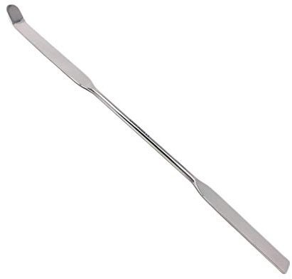 Scientific Labwares Stainless Steel Double Ended Micro Lab Spatula Sampler, Square & Round Angled End - Chattaway Style (8)