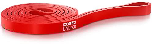 Core Balance Long Loop Resistance Band For Assisted Pull Ups Natural Latex (Red 7kg to 15kg)