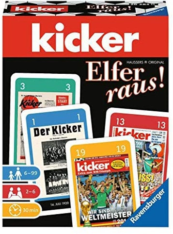 Ravensburger Kartenspiele 26283 - Kicker Elfer Raus!