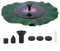 HERCHR Pompa per Fontana ad energia Solare per Vasca da Bagno per Uccelli, Pompe per Acqua 7V 1.4W per Giardino, Stagno, Piscina