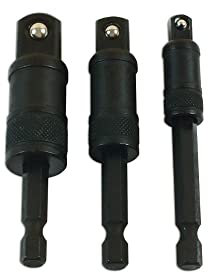 Laser 7778 Impact Quick Locking Socket Adaptor Set 75mm 3pc