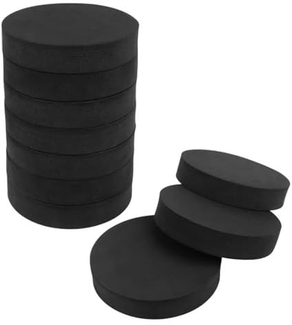 10Pcs Stoßdämpfende Unterlegscheiben Pads Waschmaschine Unterlage Geräuschdämpfenden Matte Universal Anti-Vibration Pads Vibrationsdämpfer Antirutschmatte für Waschmaschinen Kühlschrank Laufband