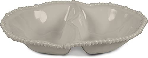 Baci Milano Collezione Joke Table & Kitchen Antipastiera Melamina - 33 x 22,5 cm, H 7 cm Coloer Tortora