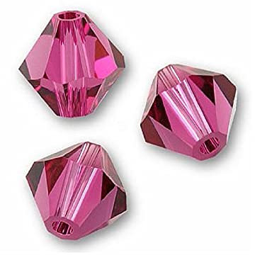36 stk PRECIOSA - MC Bead Rondelle, Fuchsie 2,4x3 mm (PRECIOSA - MC Bead Rondelle, fuchsia) 36pcs