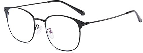 Blaulichtfilter Brille mit Polarisierte, Blockieren Blaue Licht von PC, TV und Handy, Anti Ermüdung Brille mit Federscharnier, 400-500nm Schutz zum Autofahren,Arbeit,Klettern,Fahren Black