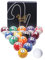 VSSAL Billard-Set für Billardtisch-Upgrade, 16-teiliges Turnier-Grade, 5,7 cm Regelgröße und 170 g Gewicht, Premium-Harz, Geschenkbox für Spielzimmer (weißer Marmorwirbel)