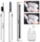 Cleaner Kit for Airpods, Bluetooth Earbuds Cleaning Pen for Airpods Pro 1 2 3 Samsung MI Android Earbuds, 3 in 1 Compact Multifunctional Headphones Case Cleaning Tools with Soft Brush (White a)