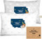 2er Pack Kleinkind Kissen 33 x 45 cm - Weich Bio Baumwolle Kissen Kinder - Kleinkind Kopfkissen Zum Schlafen - Kleines Kinder Kissen - Kinderkopfkissen für Kleinkinder - Kinderkissen (Gray Rainbow)