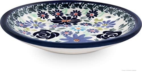Bunzlauer keramik Original kleiner flacher Teller (Untertasse), Ø11,6 cm, H=2,2 cm, Dekor DU126