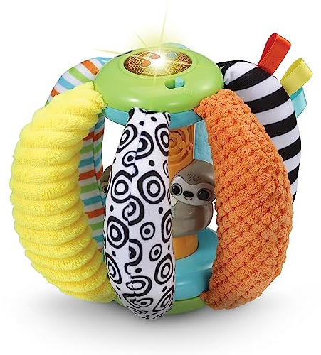 VTech Flauschiger Faultier-Ball – Babyball mit Musik & Melodien