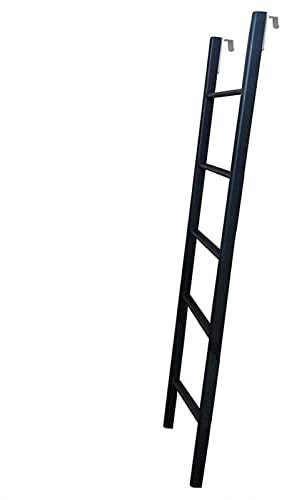 Etagenbett Leiter Universal Metall Etagenbett Leiter Bodenständig, 5 Schritte Ersatzwohnheim Camper Bunk Leiter für Wohnwagen High Loft -Bett